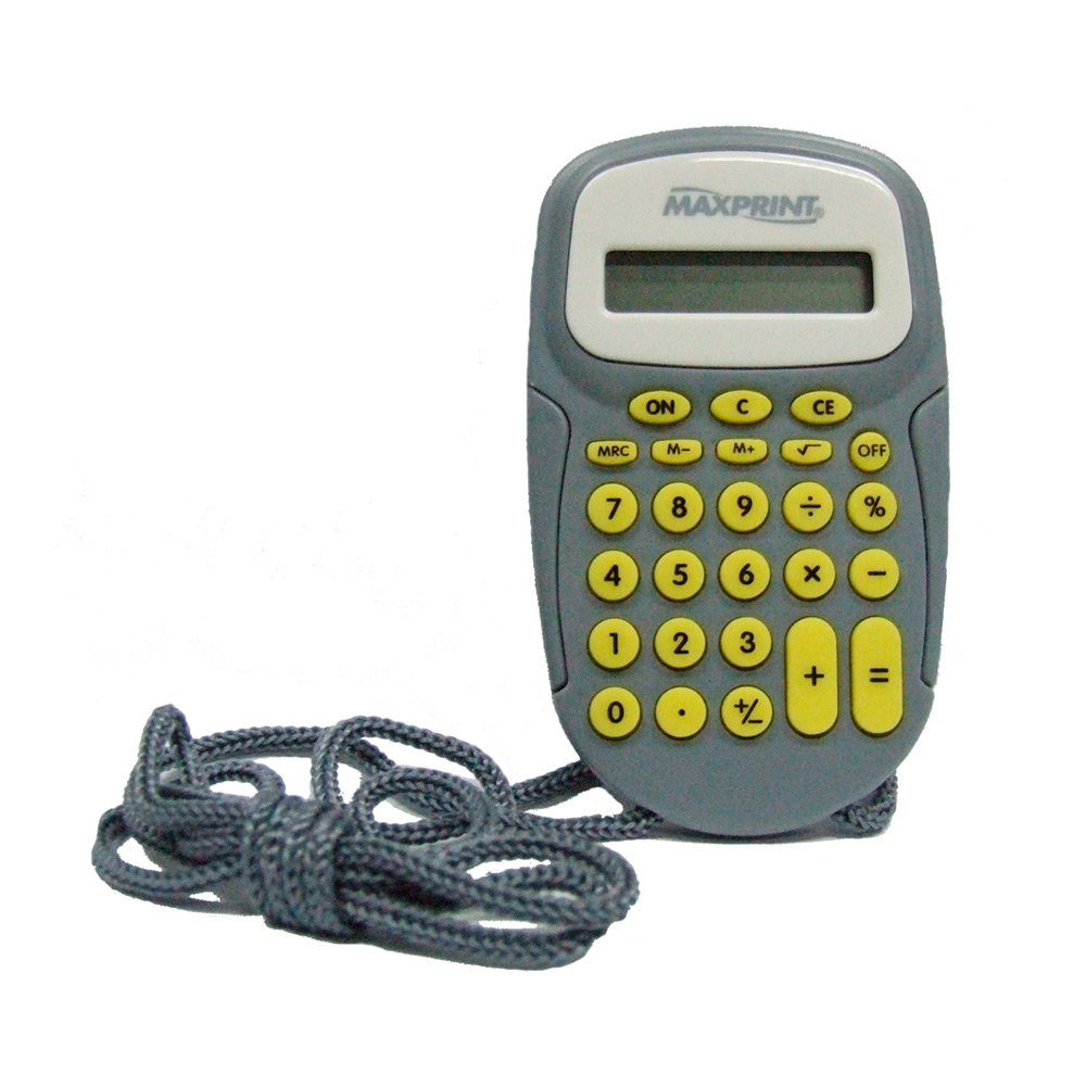 CALCULADORA BOLSO 08DIG. MX-C86 C/CORDAO