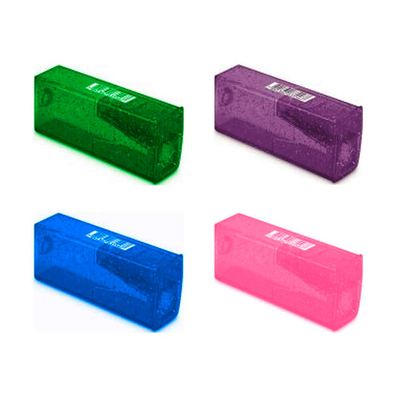 APONTADOR SIMPLES DIVERSAS CORES/NEON/GLITZ