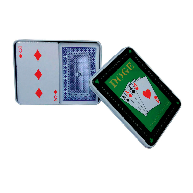 BARALHO PL�STICO DUPLO LATA 316.22