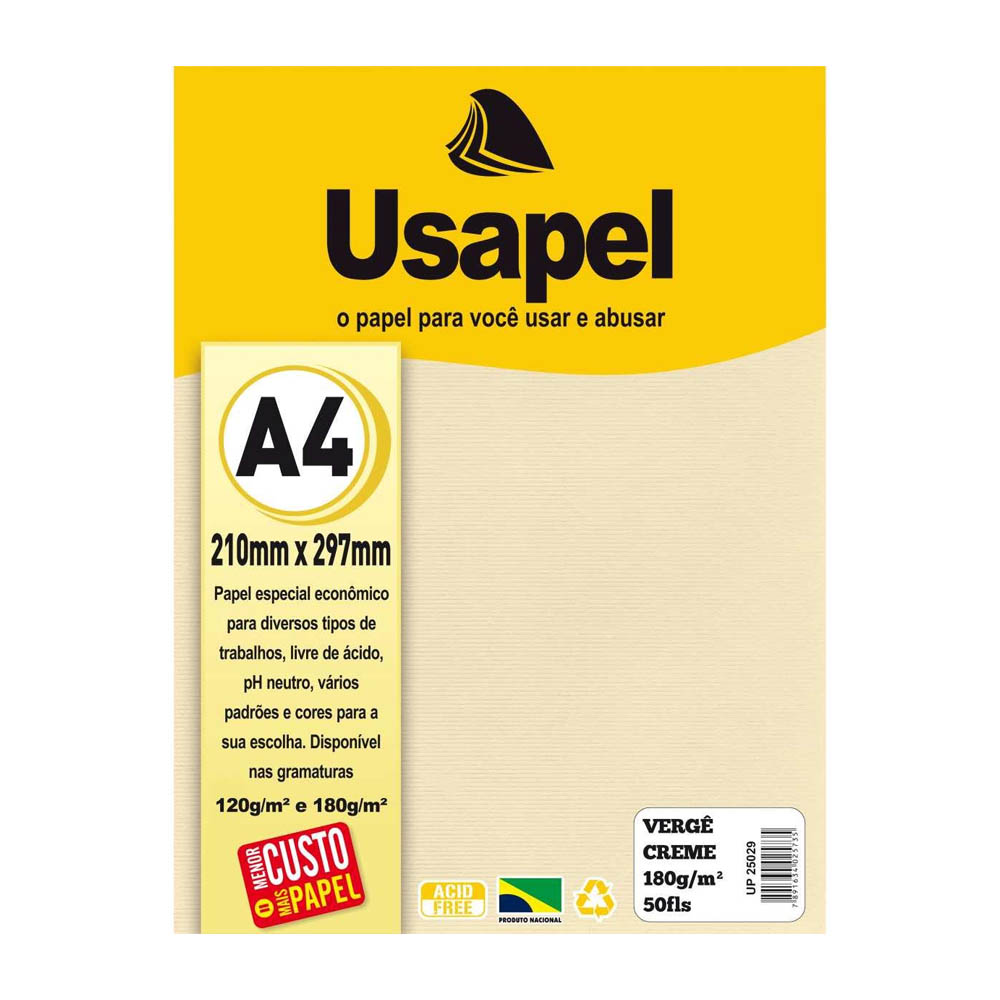 VERGE 120G. A-4 C/50FLS CREME 7153/446